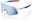 Total Energies Team Matte White/Metallic Blue HiPER Blue Multilayer Mirror Lens