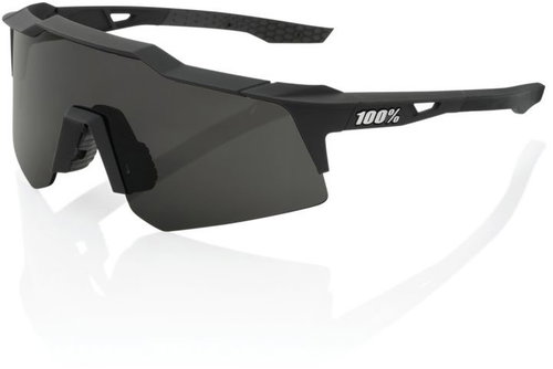 100% Speedlab Speedcraft XS Soft Tact Black Smoke Lens - Cycling Glasses - Main image