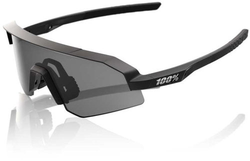 100% Speedlab Slendale XS Matte Black Smoke Lens - Cycling Glasses - Main image