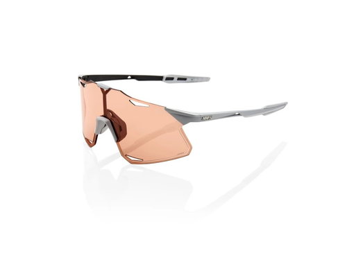 100% Speedlab Hypercraft Matte Stone Grey HiPER Coral Lens - Cycling Glasses - Main image