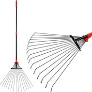 Strend Pro Rake R114, 15 blades, for leaves, wire, adjustable - Rake