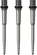 Mission Metal tips Titan Ripple, silver 34 mm - Dart Tips