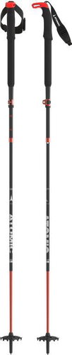 ATOMIC BCT Mountaineering Carbon SQS grey/red - Ski Poles - Main image