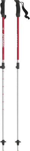 ATOMIC AMT Jr Telescopic red/silver - Ski Poles - Main image