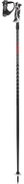 LEKI Hot Shot S, eloxal black-anodized grey-bright red 125 cm - Ski Poles