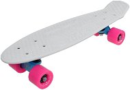Sulov Neon Speedway fehér-rózsaszín 22"-es méret - Penny board gördeszka