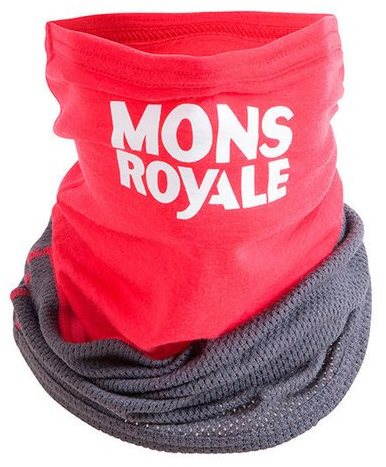 Mons Royale Fifty-Fifty Mesh pink / charcoal - Neck Warmer - Main image