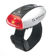 Sigma Micro silver/rear light LED-red - Bike Light