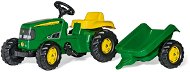 Rolly Kid J.Deere s vlečkou - Šliapací traktor