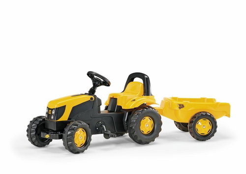 Rolly Kid JCB utánfutóval - Pedálos traktor - Fő fotó
