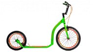 Crussis Active 4.3 zöld, narancssárga lábtartóval - Roller
