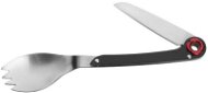 Schwarzwolf LATEMAR closing knife set with spoon in polyester bag black - Multitool 