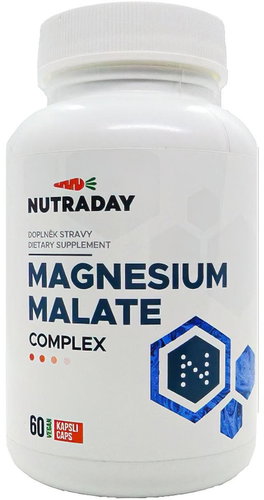 Nutraday Magnesium Malate Complex, 60 rostlinných kapslí - Magnesium - Main image