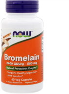 NOW Foods Bromelain 500 mg, 100 capsules - Dietary Supplement