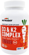 Nutraday D3 & K2 Complex, 60 rostlinných kapslí - Multivitamin