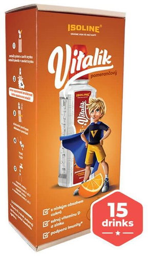 Isoline Vitalik Orange 5 x 500 ml - Energy Drink - Main image