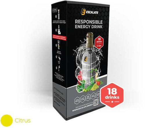 Isoline Escalate Citrus 6 x 375 ml - Energy Drink - Main image
