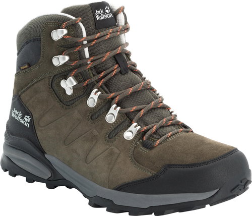 Jack Wolfskin Refugio Texapore MID M, Khaki/Grey, size EU 44/272mm - Trekking Shoes - Main image