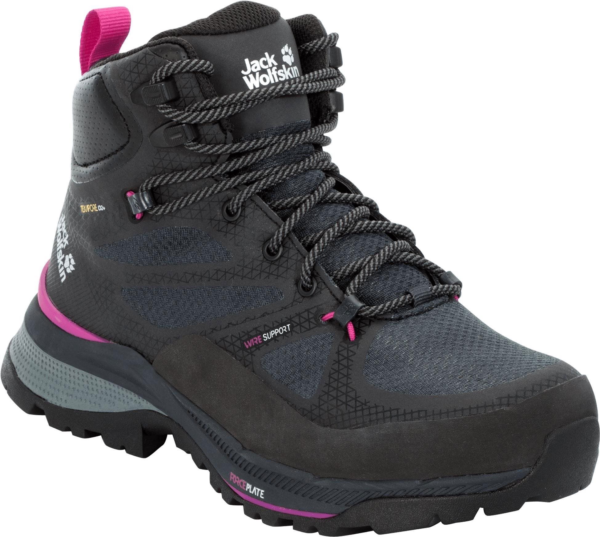 Jack Wolfskin Force Striker Texapore MID W Grey Pink size EU 40 250mm Trekking Shoes Alza.cz