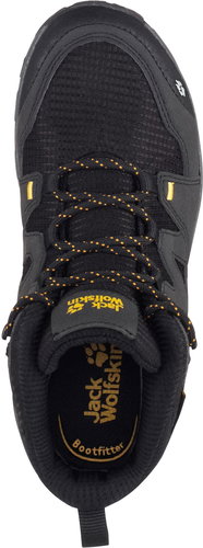 Jack Wolfskin MTN Attack 3 Texapore MID K, Black/Yellow, size EU 32/193mm - Trekking Shoes - Main image