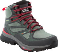 Jack Wolfskin Force Striker Tex Mid W sárga/zöld - Túracipő