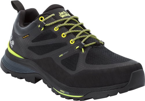 Jack Wolfskin Force Striker Texapore Low M black / lime EU 40.5 / 250 mm - Trekking Shoes - Main image