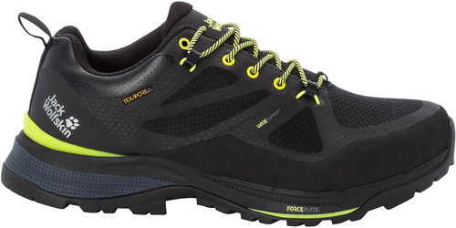 Jack Wolfskin Force Striker Texapore low M, Black/Yellow, size EU 42.5/263mm - Trekking Shoes - Main image
