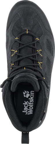 Jack Wolfskin Vojo 3 Texapore MID M, Black/Yellow, size EU 42.5/263mm - Trekking Shoes - Main image