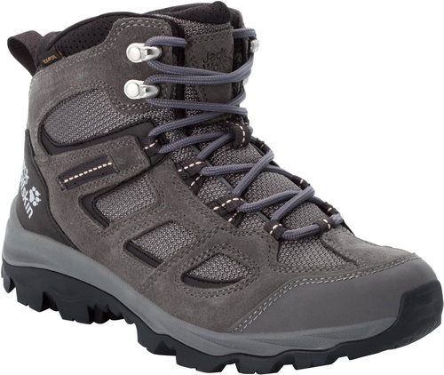 Jack Wolfskin Vojo 3 Texapore Mid W, Grey/Pink, size EU 39/242mm - Trekking Shoes - Main image