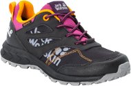 Jack Wolfskin Woodland Texapore Low K čierna/fialová EU 36/220 mm - Trekingové topánky