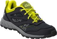 Jack Wolfskin Woodland Low K, Black/Yellow, size EU 33/200mm - Trekking Shoes