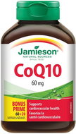 JAMIESON Coenzyme Q10 60 mg 60 + 20 capsules - Coenzym Q10