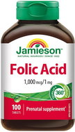 JAMIESON Folic acid 1000 mcg 100 tablets - Vitamin B