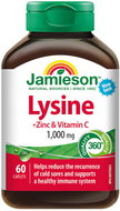 Jamieson Lysin 1000 mg with zinc and vitamin C 60 tablets - Dietary Supplement