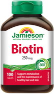 JAMIESON Biotín 250 mcg 100 tablet - Vitamin B