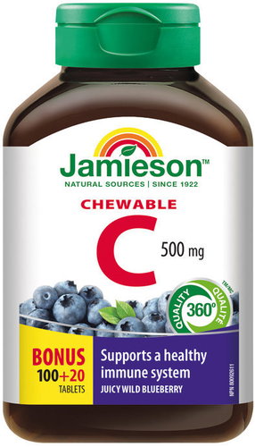 JAMIESON Vitamín C Borůvka 120 tablet - Vitamin C - Main image