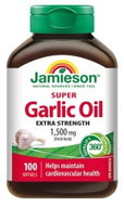 JAMIESON Garlic Super Oil 1500 mg 100 kapslí - Garlic
