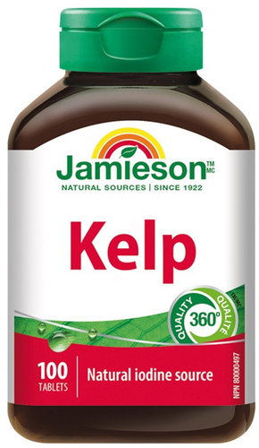 JAMIESON KELP Morské riasy 100 tabliet - Doplnok stravy - Hlavný obrázok