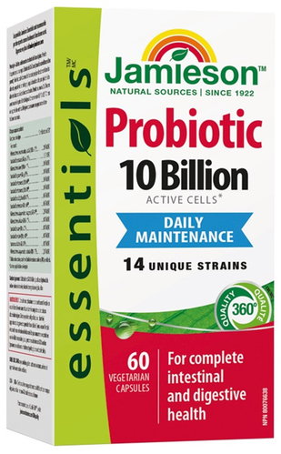 JAMIESON Probiotic 10 Billion 14 Strains 60 Capsules - Probiotics - Main image