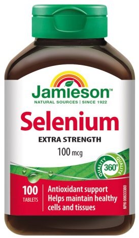 JAMIESON Selenium 100 mcg 100 tablets - Selenium - Main image