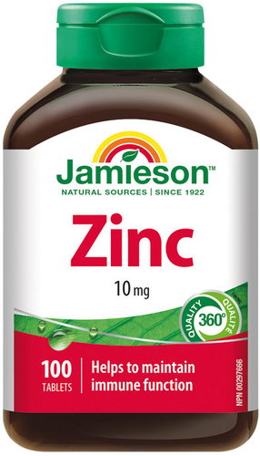 JAMIESON Zinc 10 mg 100 tablet - Zinc - Main image