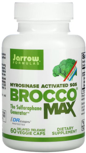 Jarrow Formulas BroccoMax, 60 veg capsules - Dietary Supplement - Main image
