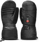 Touchless Savior men's full leather mittens black - Heated Gloves