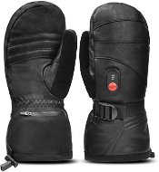 Touchless Savior men's full leather mittens black - Heated Gloves
