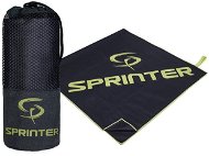 SPRINTER Microfibre Towel 100x160 cm, Black-green - Towel