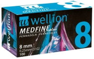 Wellion MEDFINE Jehly inzulinového pera 8 mm 31G 100 ks - Zdravotnické jehly