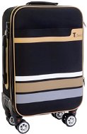 T-class 321, size. M, TEXTILE, (black), 59 x 38 x 21 -26cm - Suitcase