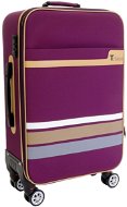 T-class 321, size. L, TEXTILE, (purple), 70 x 42 x 24 -30cm - Suitcase