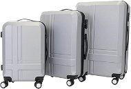 Set of 3 cases T-class TPL-3011, M, L, XL, ABS, (silver) - Case Set