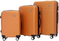 Sada 3 kufrov T-class TPL-3005, M, L, XL, ABS, (oranžová) - Sada kufrov